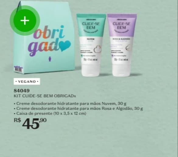 foto Hidratantes Kit Cuide-se Bem Obrigadx