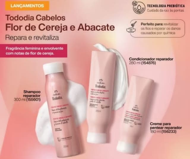 foto Shampoos Capilar Tododia Flor de Cerejeira e Abacate